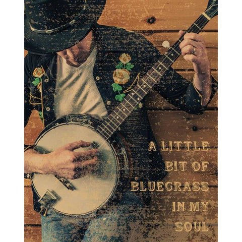 Grunge Musicians 2 White Modern Wood Framed Art Print by Hogan, Melody