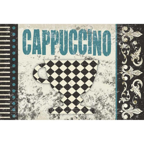 Cappuccino Fantastico Gold Ornate Wood Framed Art Print with Double Matting by Hogan, Melody