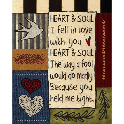 Primitive Collage 1 Black Modern Wood Framed Art Print with Double Matting by Hogan, Melody