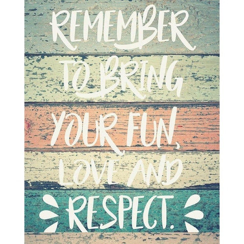 Love and Respect Black Modern Wood Framed Art Print with Double Matting by Hogan, Melody