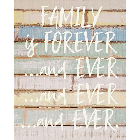 Funny Family 3 Black Modern Wood Framed Art Print with Double Matting by Hogan, Melody