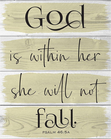 God Wood Panels 2 Black Ornate Wood Framed Art Print with Double Matting by Hogan, Melody