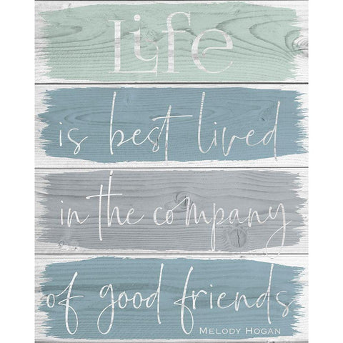 Life Spring Wood 1 Gold Ornate Wood Framed Art Print with Double Matting by Hogan, Melody