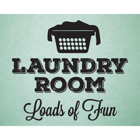 Laundry_mint Gold Ornate Wood Framed Art Print with Double Matting by Hogan, Melody