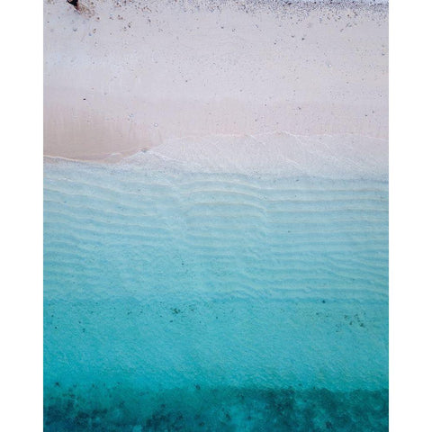 By the Sea 1 Black Modern Wood Framed Art Print with Double Matting by Hogan, Melody