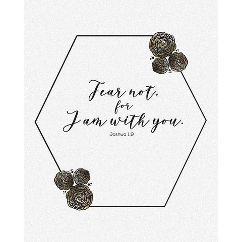 Gold Foil I Am 2 Black Modern Wood Framed Art Print by Hogan, Melody