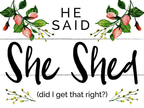 She Shet 2 White Modern Wood Framed Art Print with Double Matting by Hogan, Melody