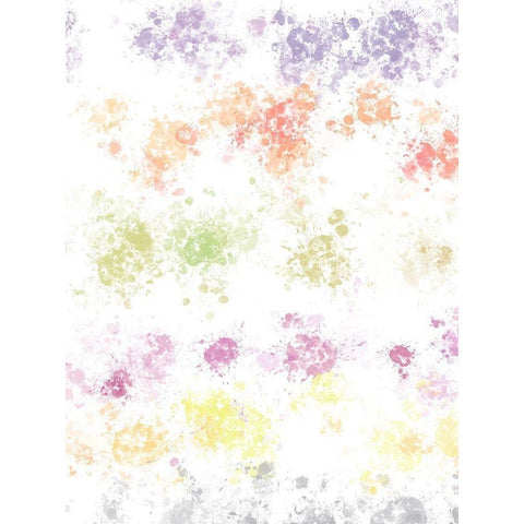 Mood Boost Splatter Black Modern Wood Framed Art Print with Double Matting by Hogan, Melody