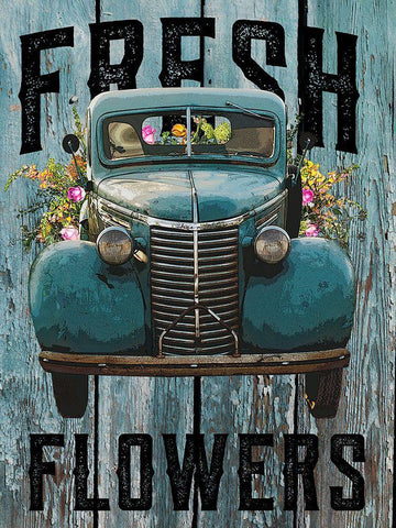 Fresh Flowers 2 Black Ornate Wood Framed Art Print with Double Matting by Hogan, Melody