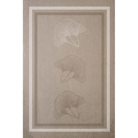 Natural Ginkgo 1 Black Modern Wood Framed Art Print by Hogan, Melody