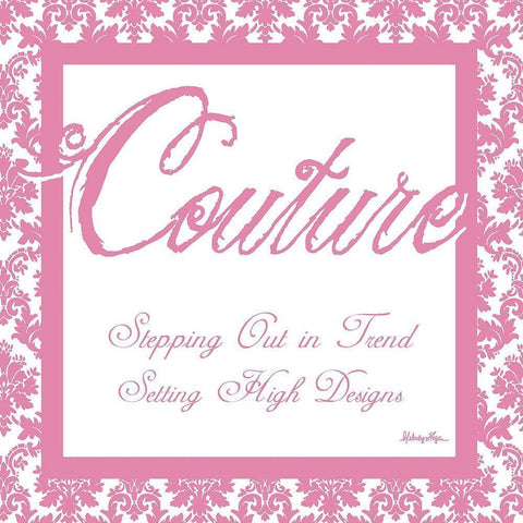 Couture Designs Gold Ornate Wood Framed Art Print with Double Matting by Hogan, Melody