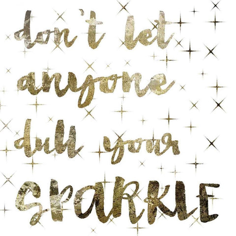 Sparkle Glam 6 Black Modern Wood Framed Art Print by Hogan, Melody