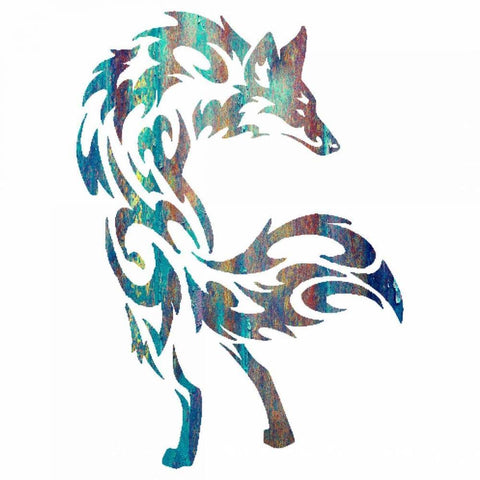 Tribal Timber 4 Black Ornate Wood Framed Art Print with Double Matting by Hogan, Melody