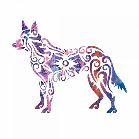 Tribal Timber 5 Black Modern Wood Framed Art Print by Hogan, Melody