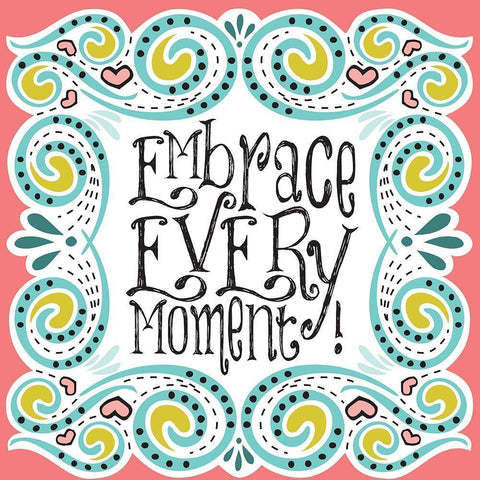 Whimsical Moment White Modern Wood Framed Art Print with Double Matting by Hogan, Melody