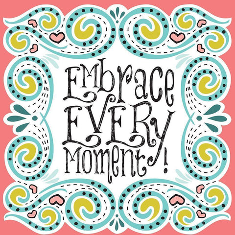 Whimsical Moment White Modern Wood Framed Art Print by Hogan, Melody