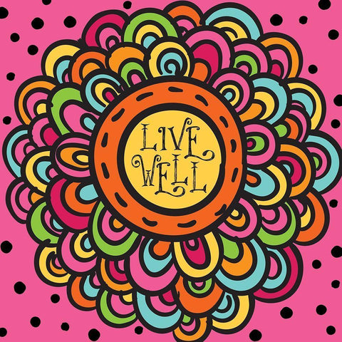Whimsical Live Black Ornate Wood Framed Art Print with Double Matting by Hogan, Melody