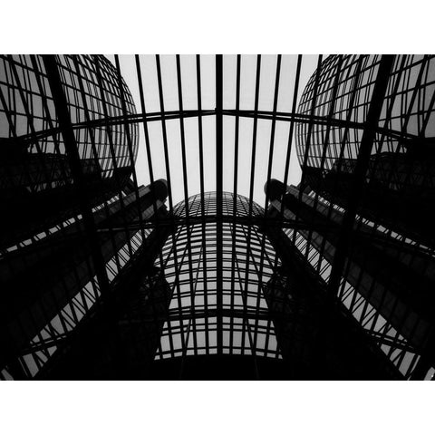 Thru The Grate 29 Black Modern Wood Framed Art Print by Joseph, Michael