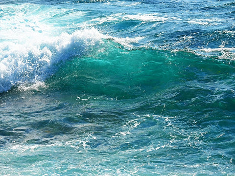 Shoreline 3 White Modern Wood Framed Art Print with Double Matting by Nebula, Melissa