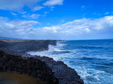 Pacific Crest Black Ornate Wood Framed Art Print with Double Matting by Nebula, Melissa