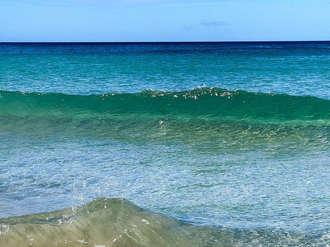 Gentle Clarity White Modern Wood Framed Art Print with Double Matting by Nebula, Melissa