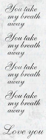 Taken Breath White Modern Wood Framed Art Print with Double Matting by Prime, Marcus