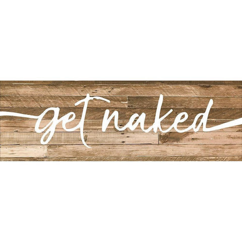 Get Naked 3 Black Modern Wood Framed Art Print with Double Matting by Prime, Marcus