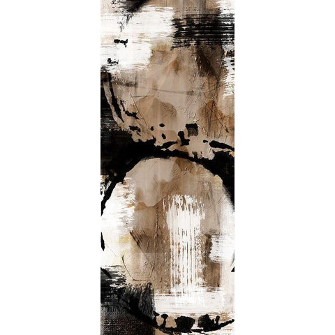Distressed Road 2 Black Modern Wood Framed Art Print with Double Matting by Prime, Marcus