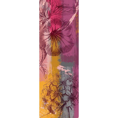 Flower Wine 1 Black Modern Wood Framed Art Print by Prime, Marcus