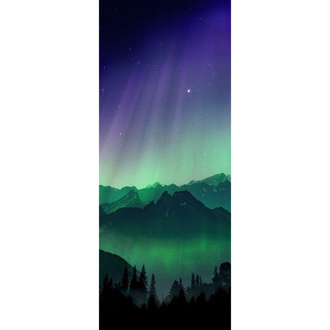 Borealis Vision 1 Black Modern Wood Framed Art Print by Prime, Marcus