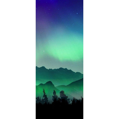Borealis Vision 3 Black Modern Wood Framed Art Print by Prime, Marcus