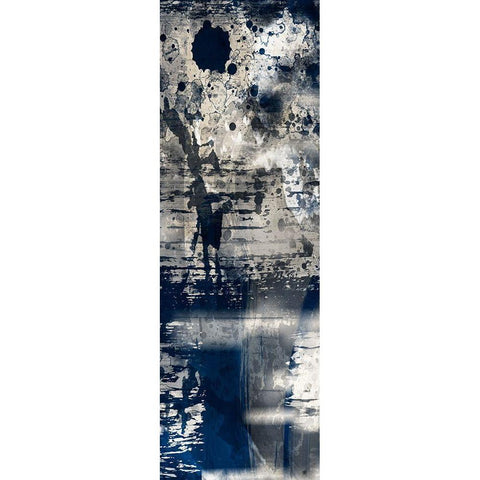 Quaint Indigo 2 Black Modern Wood Framed Art Print with Double Matting by Prime, Marcus
