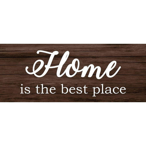 Best Home Black Modern Wood Framed Art Print by Prime, Marcus