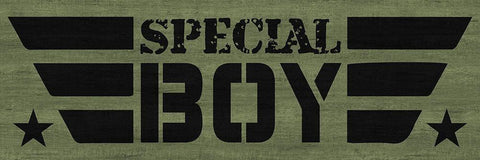 Special Boy Black Ornate Wood Framed Art Print with Double Matting by Prime, Marcus