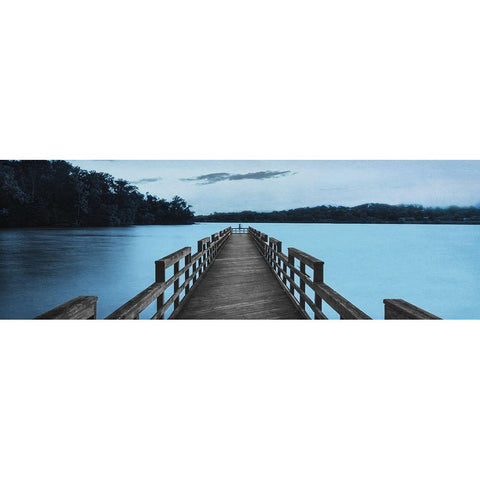 Lake Dreams Black Modern Wood Framed Art Print with Double Matting by Prime, Marcus