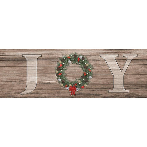 Holiday Joy Black Modern Wood Framed Art Print with Double Matting by Prime, Marcus