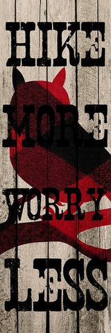 Hike More 1 Black Ornate Wood Framed Art Print with Double Matting by Prime, Marcus