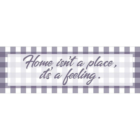 Home Feeling 1 White Modern Wood Framed Art Print by Prime, Marcus