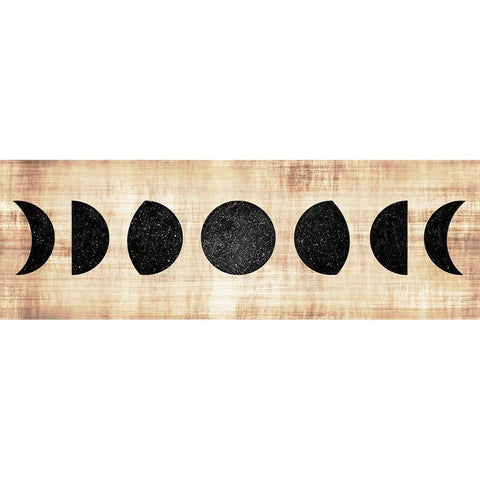 Weaved Phases 1 Black Modern Wood Framed Art Print with Double Matting by Prime, Marcus