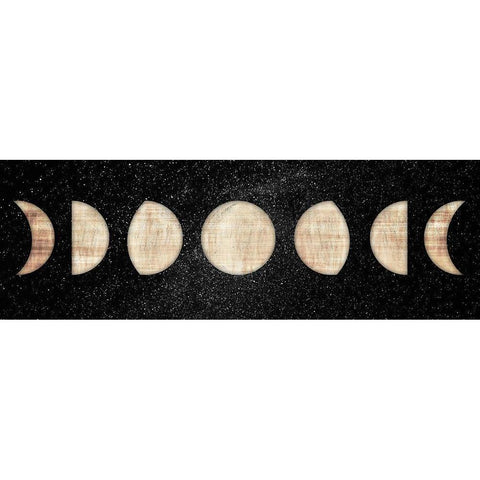 Weaved Phases 2 Black Modern Wood Framed Art Print with Double Matting by Prime, Marcus