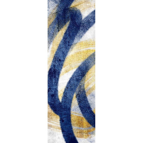 Striking Marks 1 Gold Ornate Wood Framed Art Print with Double Matting by Prime, Marcus