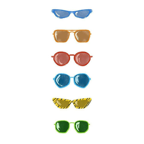 Sunglass Presentation 1 Black Modern Wood Framed Art Print by Prime, Marcus