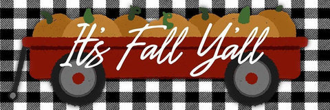 Its Fall Yall Black Ornate Wood Framed Art Print with Double Matting by Prime, Marcus