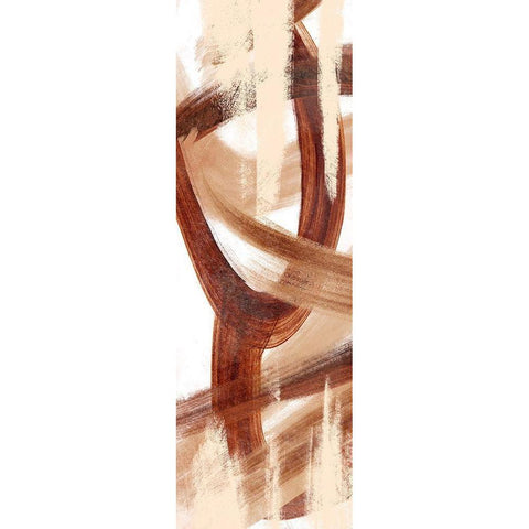 Oil Streak 3 Black Modern Wood Framed Art Print with Double Matting by Prime, Marcus