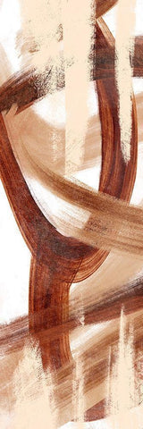Oil Streak 3 Black Ornate Wood Framed Art Print with Double Matting by Prime, Marcus