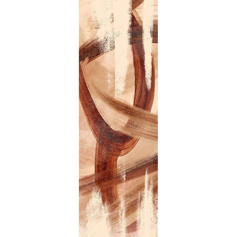 Oil Streak 1 White Modern Wood Framed Art Print by Prime, Marcus
