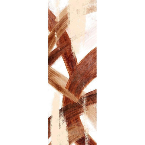 Oil Streak 4 Black Modern Wood Framed Art Print with Double Matting by Prime, Marcus