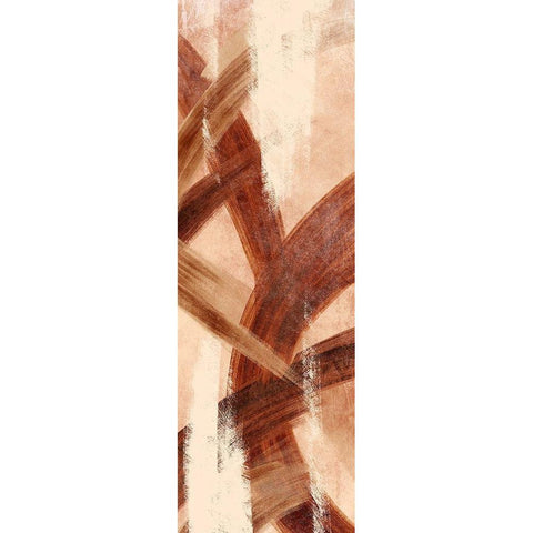 Oil Streak 2 Gold Ornate Wood Framed Art Print with Double Matting by Prime, Marcus