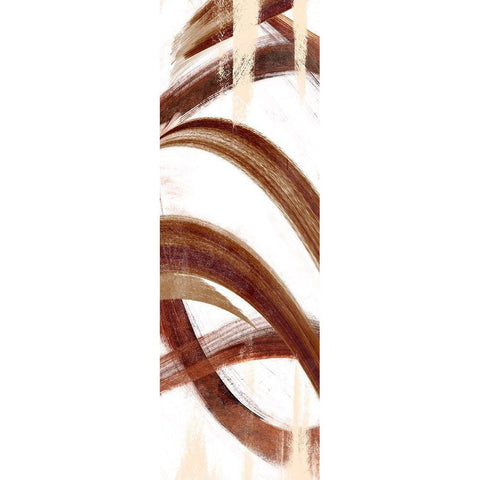 Oil Streak 5 Gold Ornate Wood Framed Art Print with Double Matting by Prime, Marcus