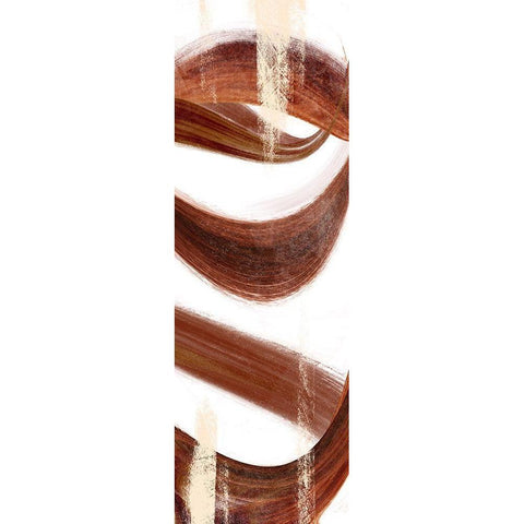 Oil Streak 6 White Modern Wood Framed Art Print by Prime, Marcus